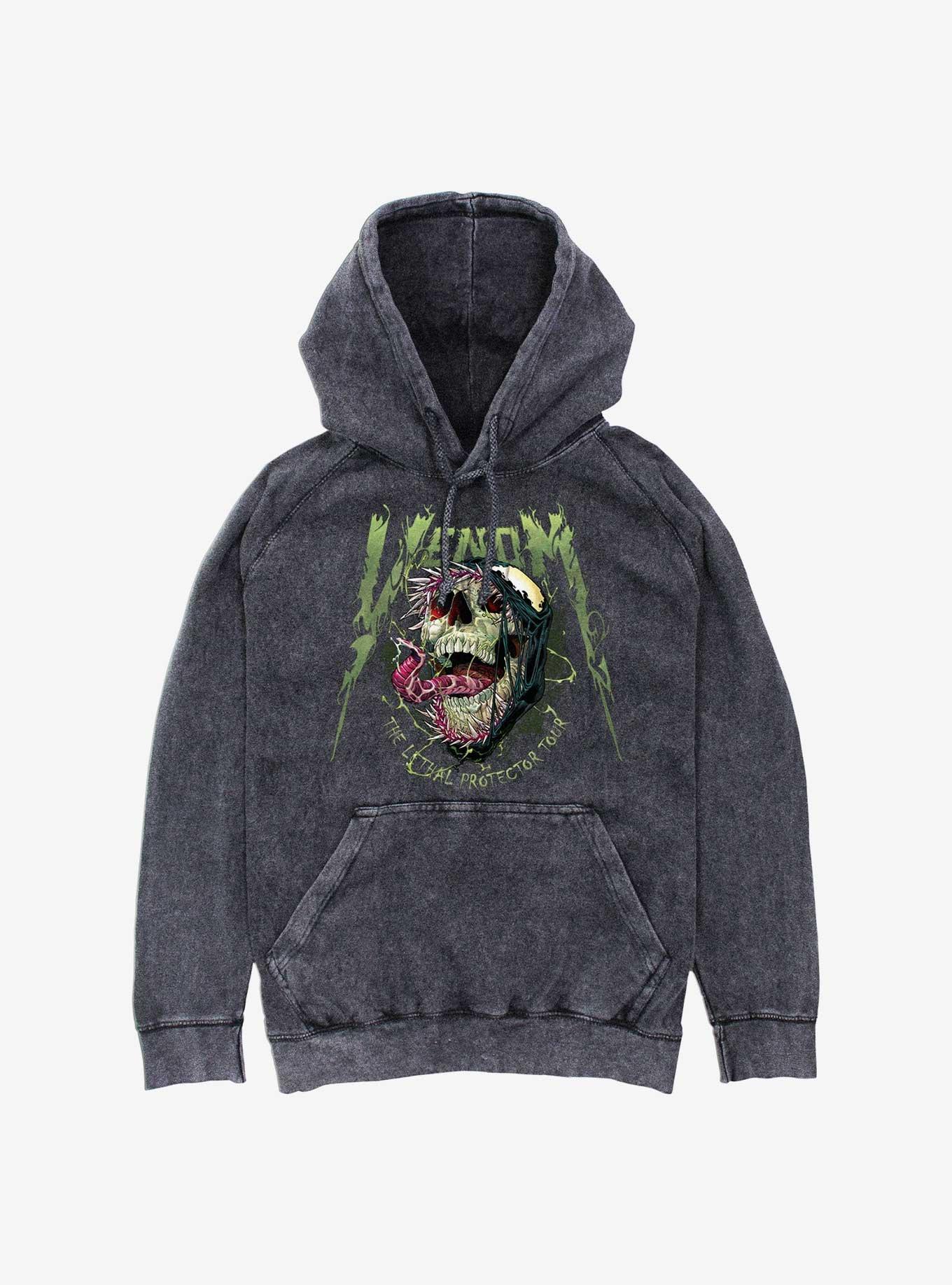 Marvel Venom Metal Venom Lethal Protector Tour Mineral Wash Hoodie, , hi-res