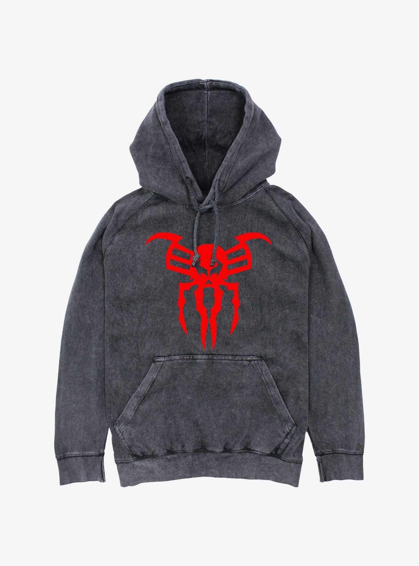 Marvel Spider-Man 2099 Icon Mineral Wash Hoodie, BLACK, hi-res