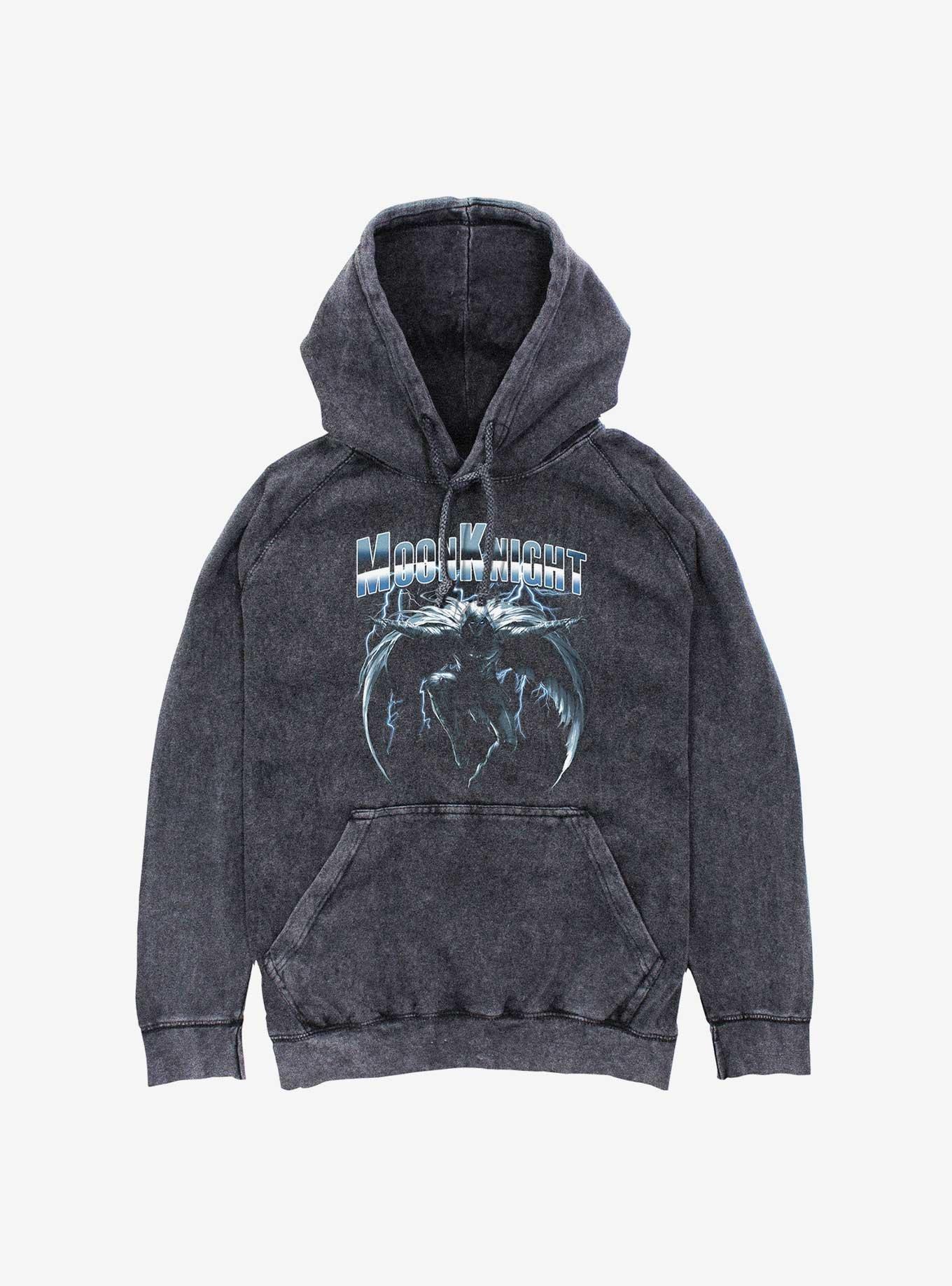 Marvel Moon Knight Dark Rain Mineral Wash Hoodie, , hi-res