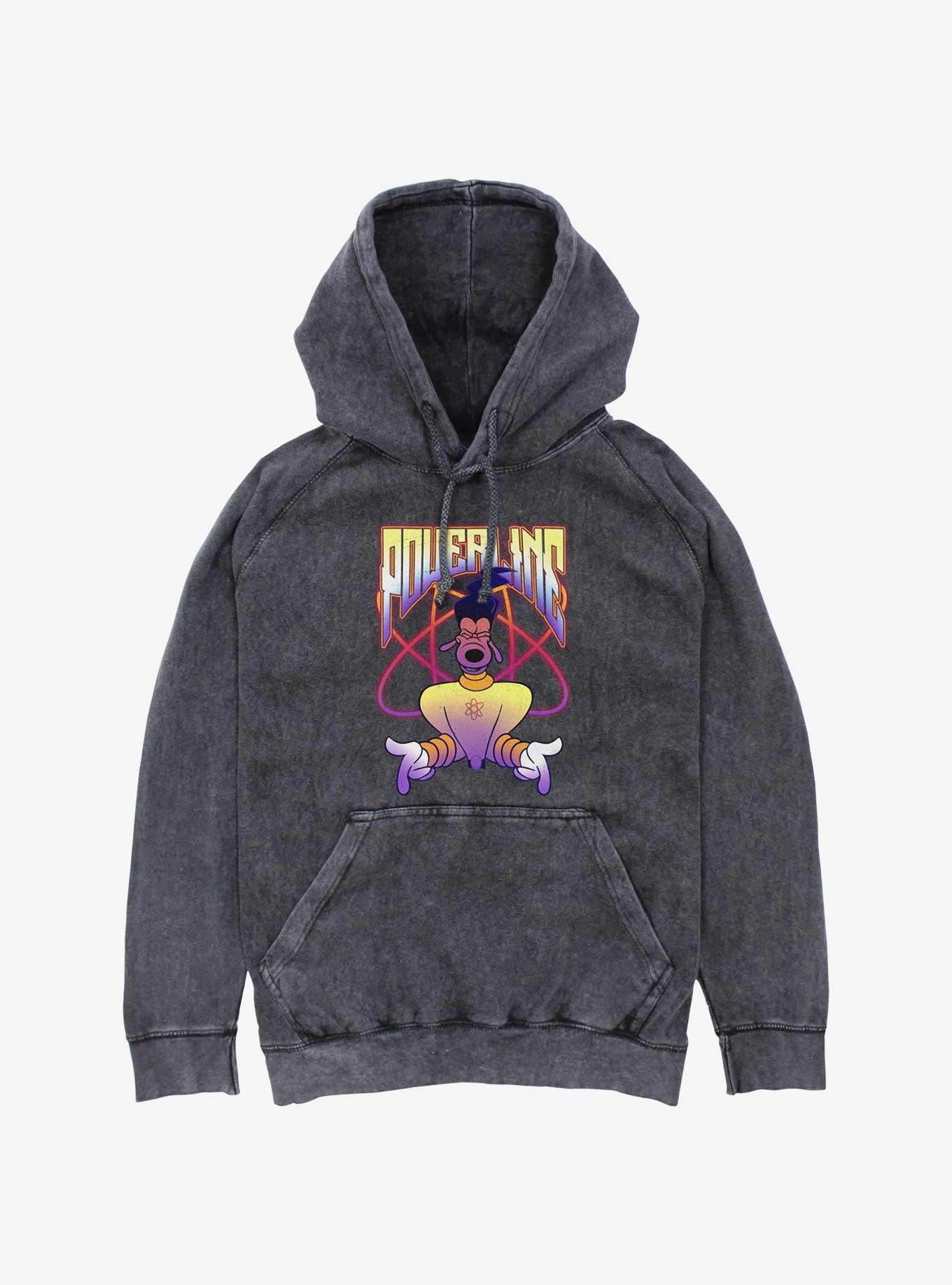 Disney A Goofy Movie Powerline Jam Mineral Wash Hoodie, , hi-res