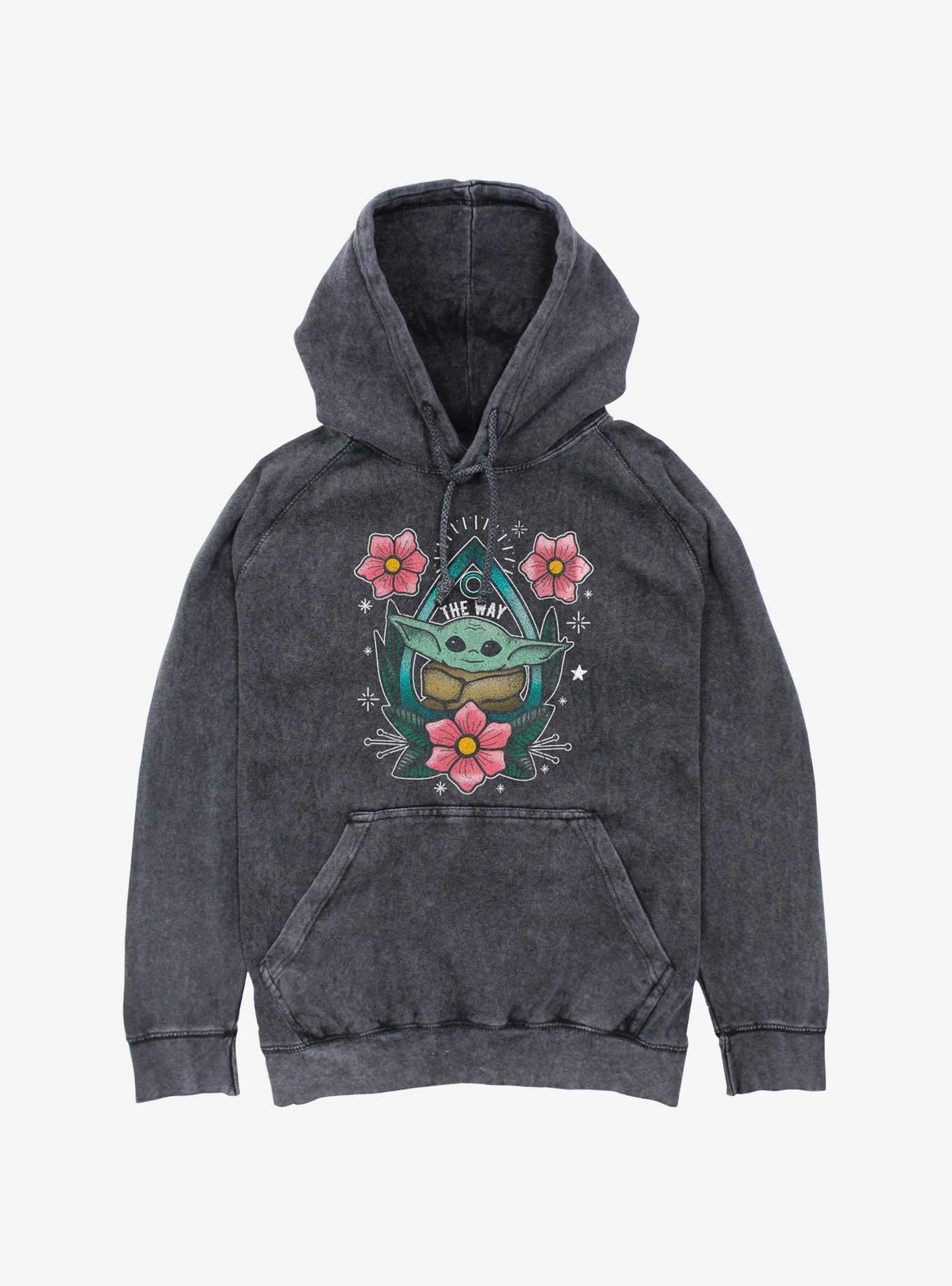 Star Wars The Mandalorian The Way Grogu Mineral Wash Hoodie, , hi-res