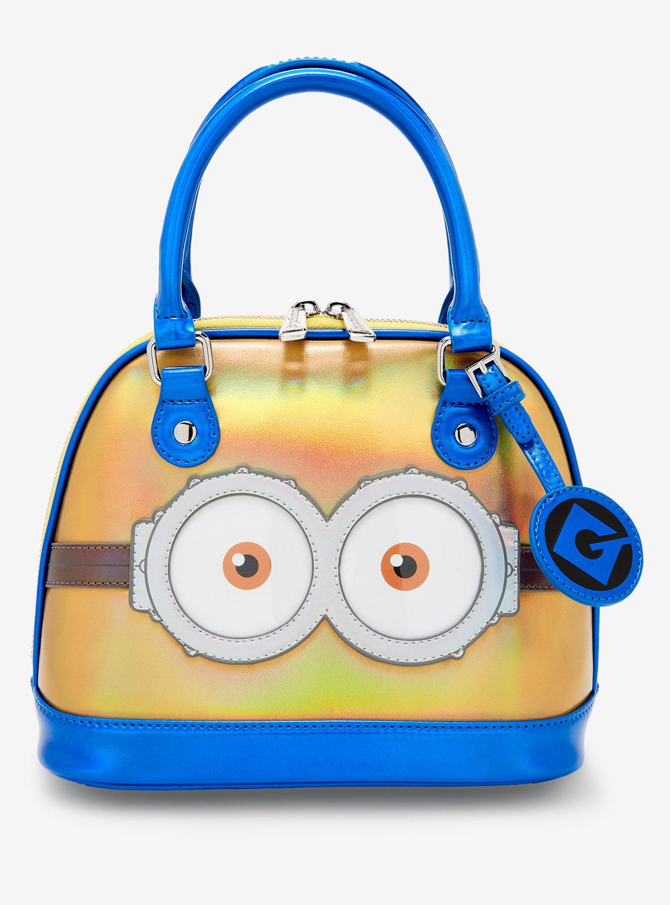 Loungefly Minions Bob Iridescent Dome Satchel Bag | Hot Topic