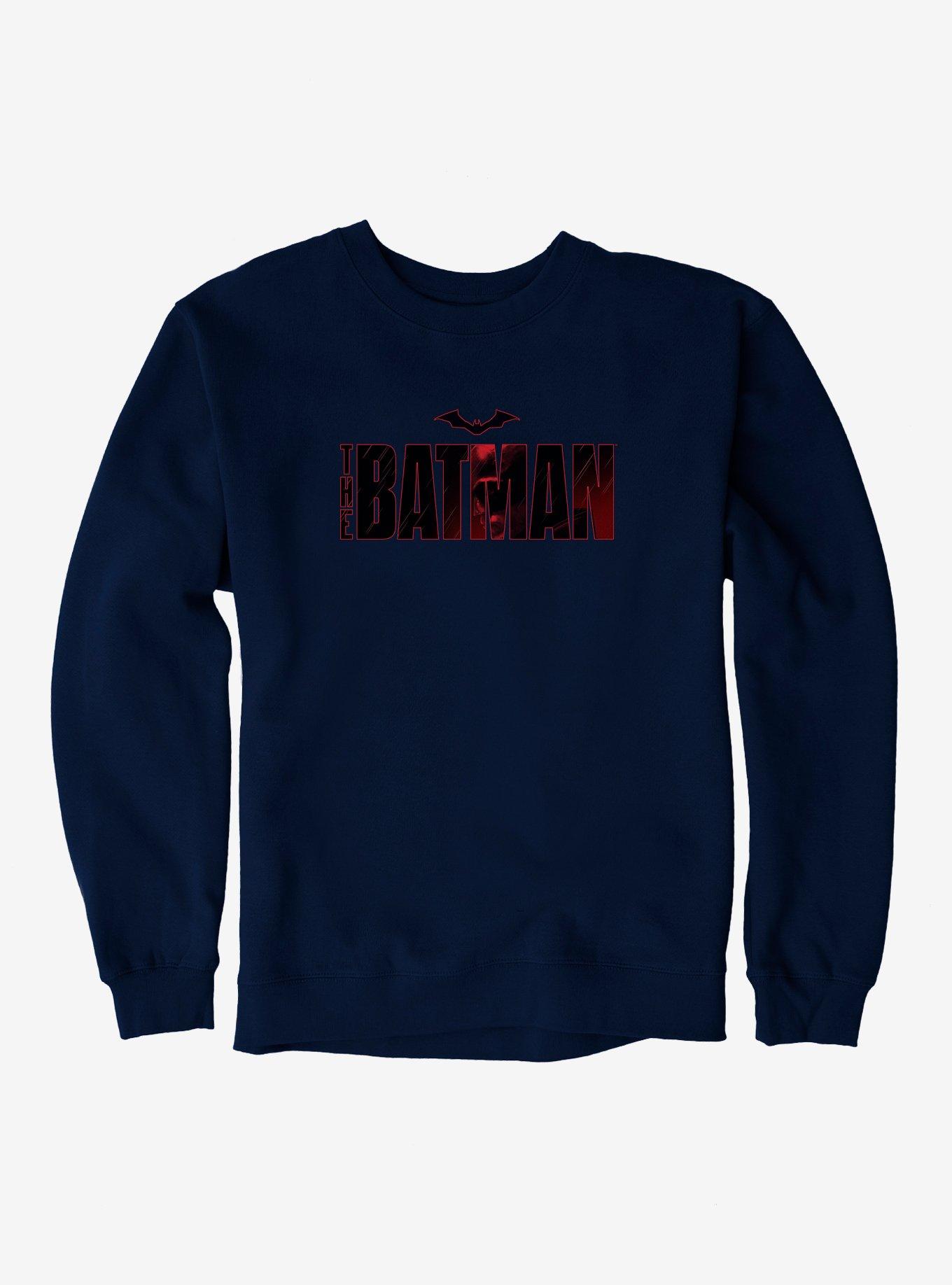 DC The Batman Overlay Title Sweatshirt, , hi-res