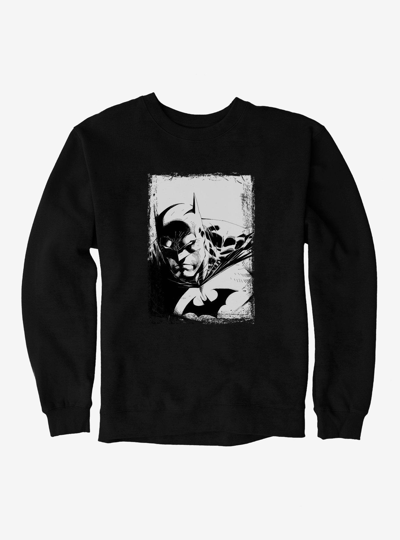 DC Batman Sketch Portrait Sweatshirt, , hi-res