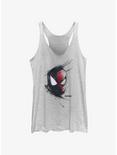 Marvel Spider-Man 2 Game Venom Spider-Man Splash Womens Tank Top, WHITE HTR, hi-res