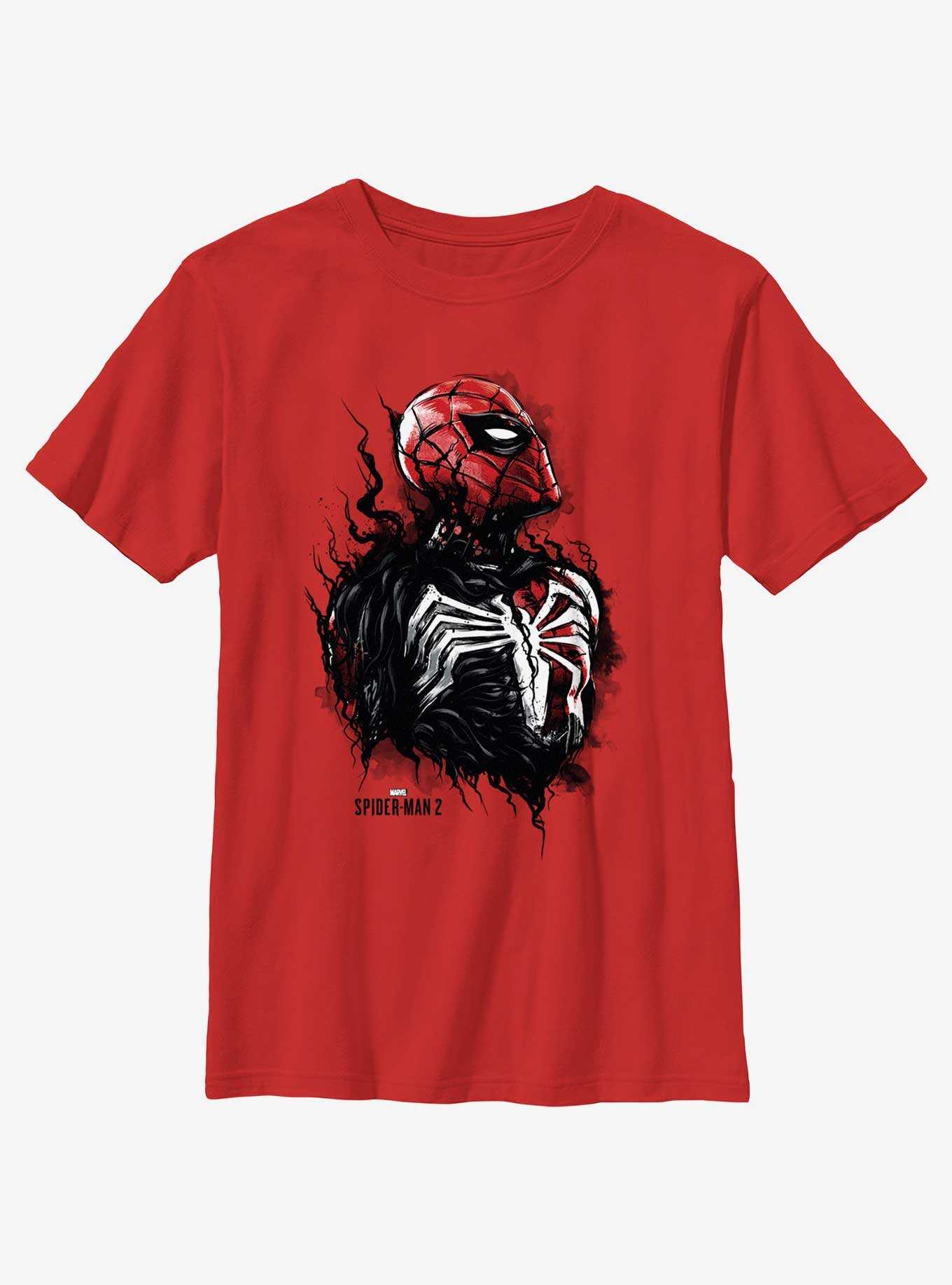 Marvel Spider-Man 2 Game Spider-Man Venom Transformation Youth T-Shirt, , hi-res