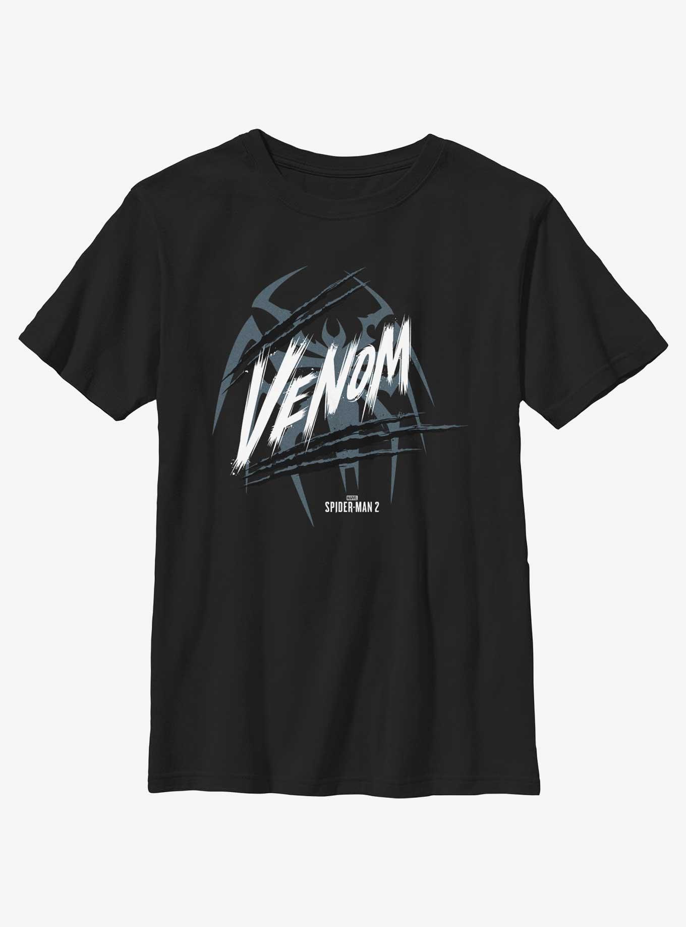 Marvel Spider-Man 2 Game Venom Logo Youth T-Shirt, , hi-res