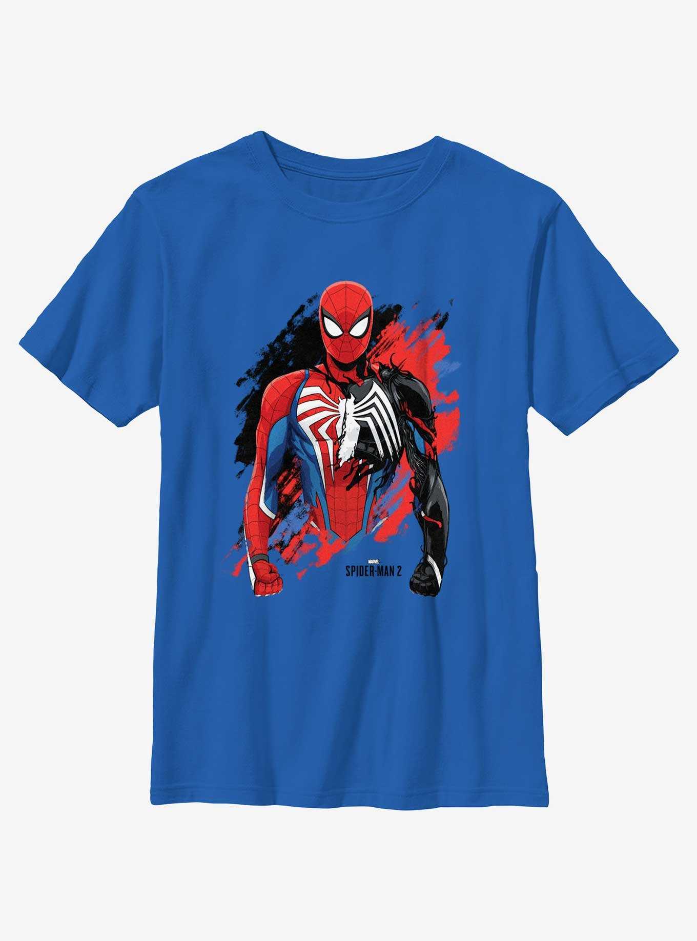 Marvel Spider-Man 2 Game Spider-Man Venom Morph Youth T-Shirt, , hi-res