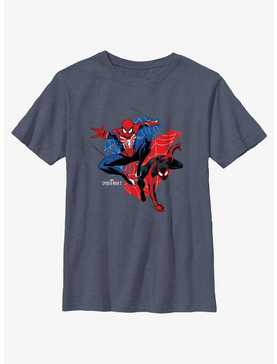 Marvel Spider-Man 2 Game Peter Parker & Miles Morales Youth T-Shirt, , hi-res