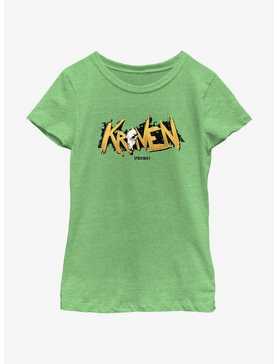 Marvel Spider-Man 2 Game Kraven Logo Youth Girls T-Shirt, , hi-res