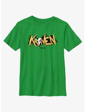 Marvel Spider-Man 2 Game Kraven Logo Youth T-Shirt, , hi-res