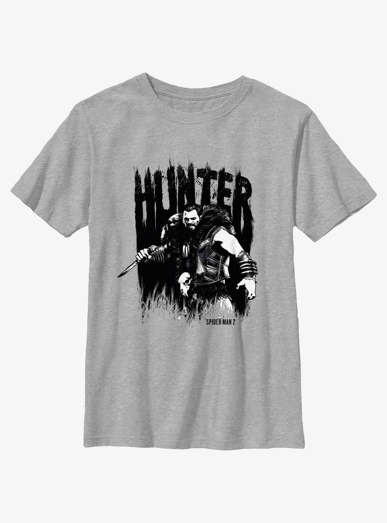 Marvel Spider-Man 2 Game Hunter Kraven Portrait Youth T-Shirt, , hi-res