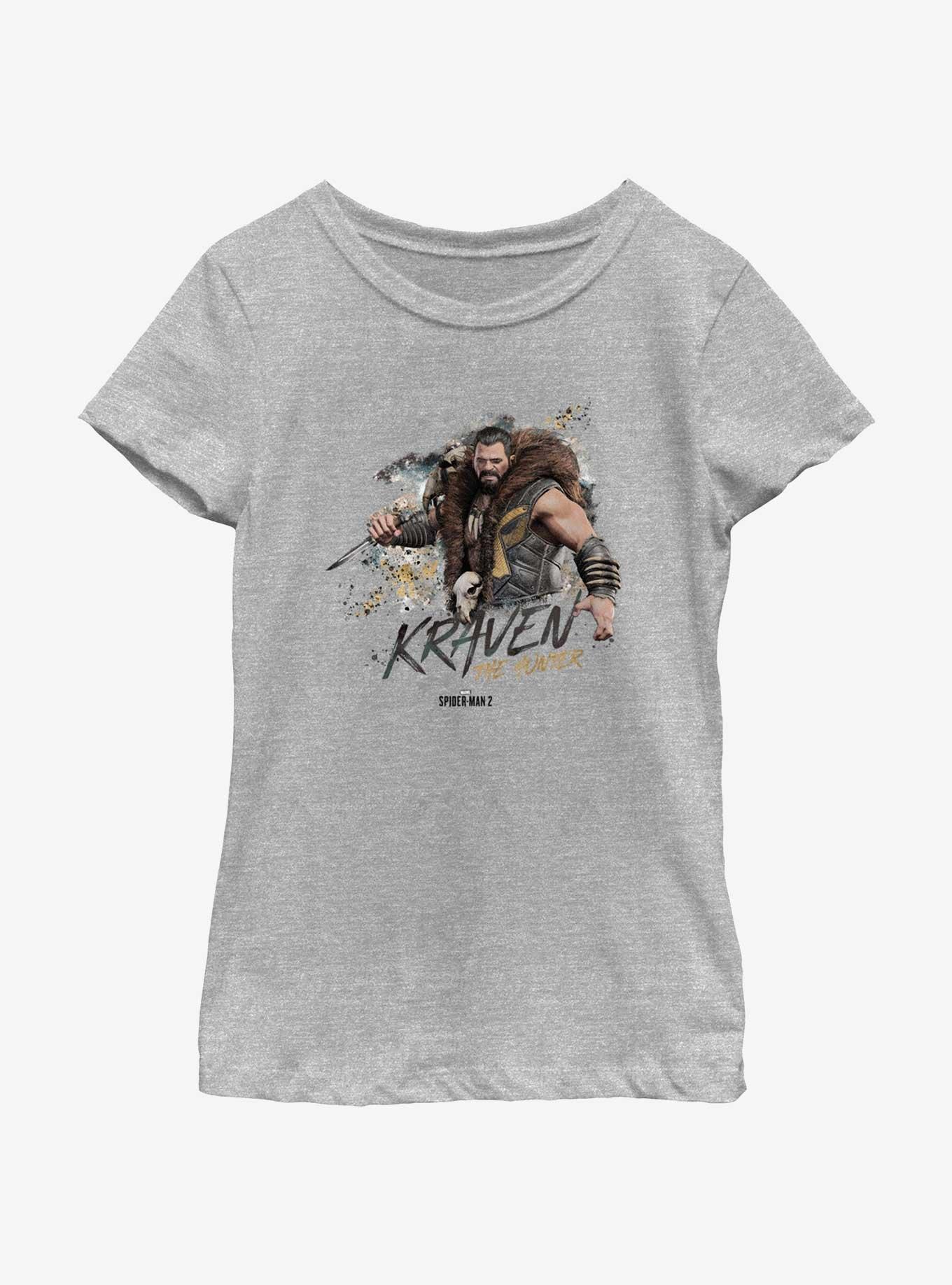 Marvel Spider-Man 2 Game Kraven The Hunter Character Youth Girls T-Shirt, , hi-res