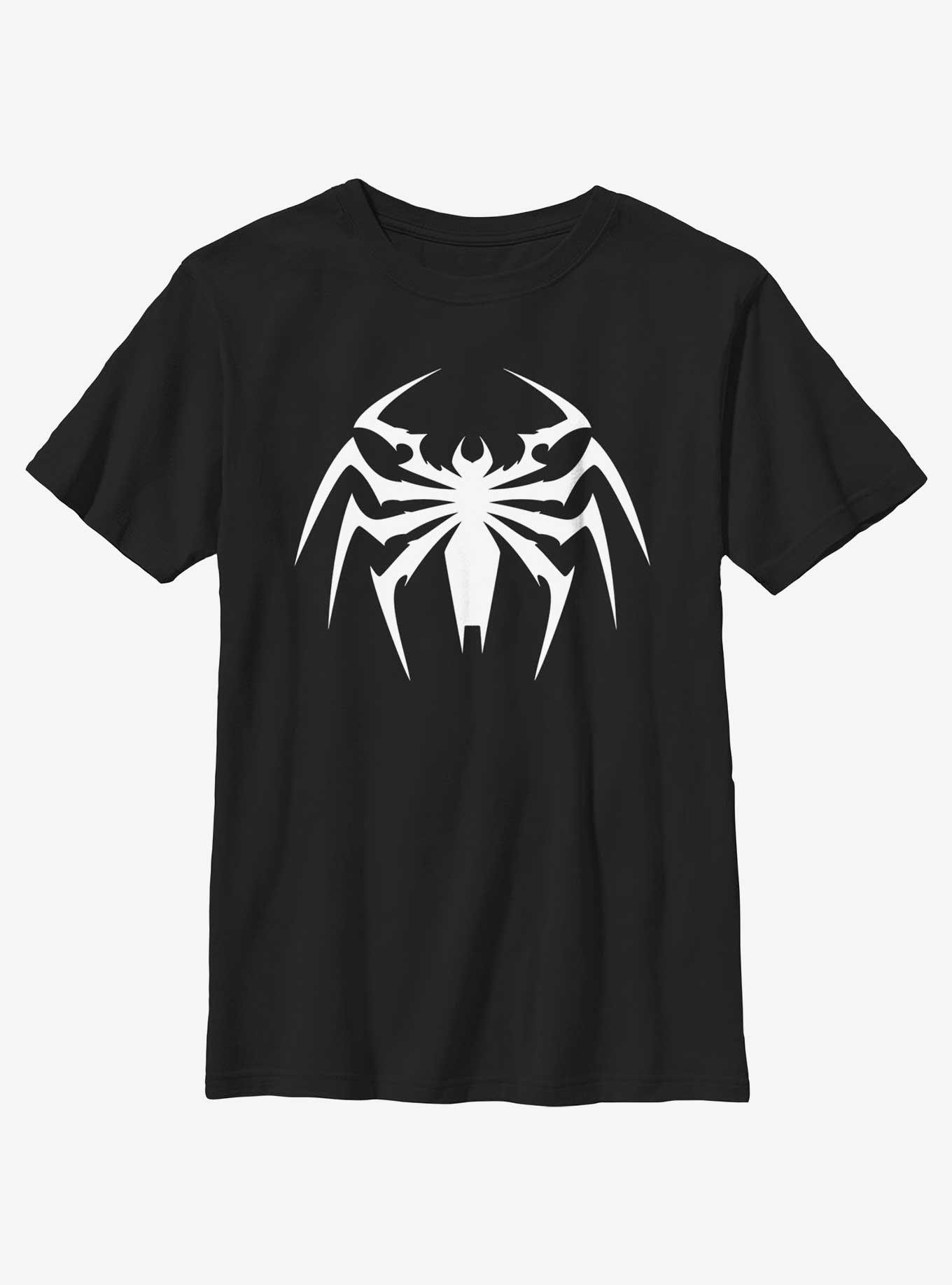 Marvel Spider-Man 2 Game Venom Spider Icon Youth T-Shirt, BLACK, hi-res