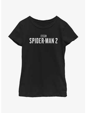 Marvel Spider-Man 2 Game White Logo Youth Girls T-Shirt, , hi-res