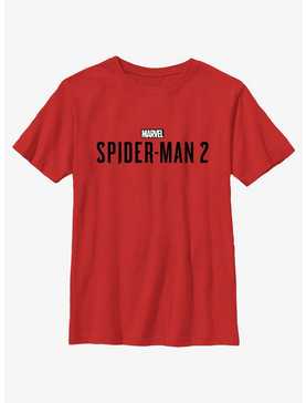 Marvel Spider-Man 2 Game Black Logo Youth T-Shirt, , hi-res