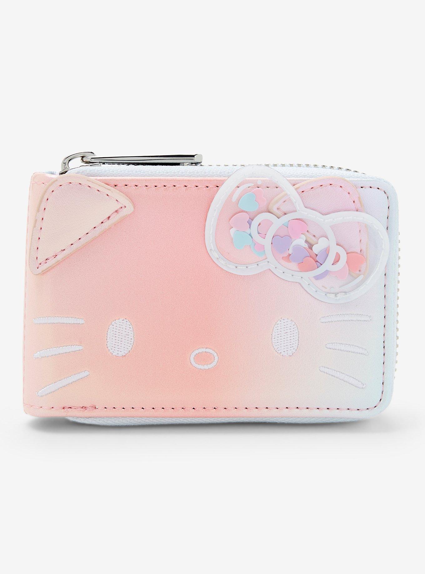 Loungefly Hello Kitty Confetti Pastel Mini Zipper Wallet, , hi-res