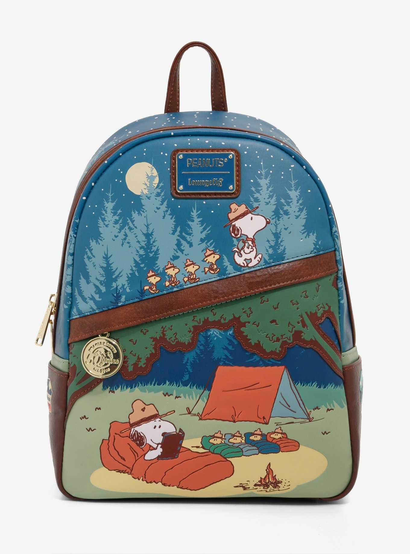 Loungefly Peanuts Snoopy's Beagle Scouts Mini Backpack, , hi-res