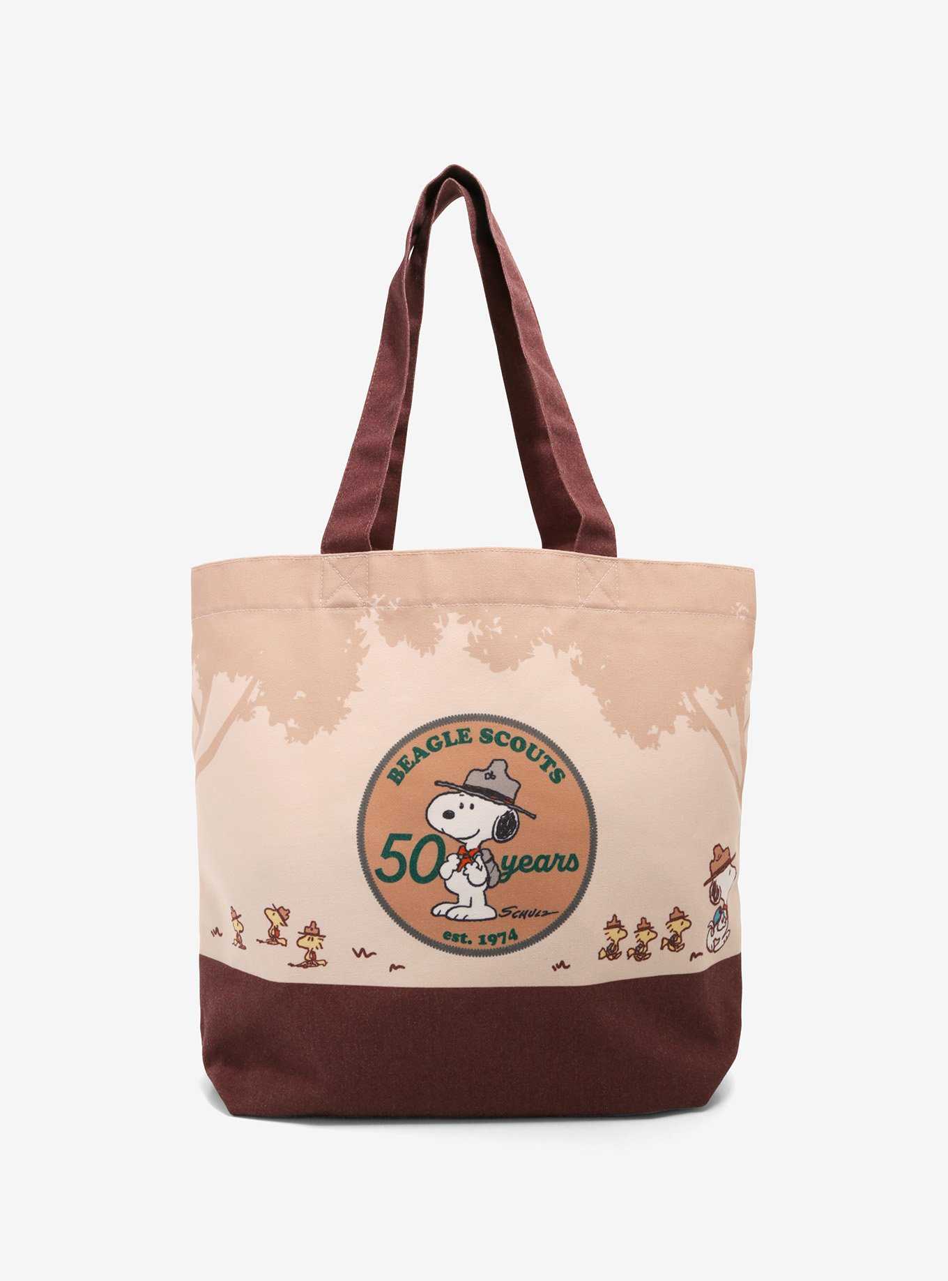 Loungefly Peanuts Snoopy's Beagle Scouts Tote Bag, , hi-res