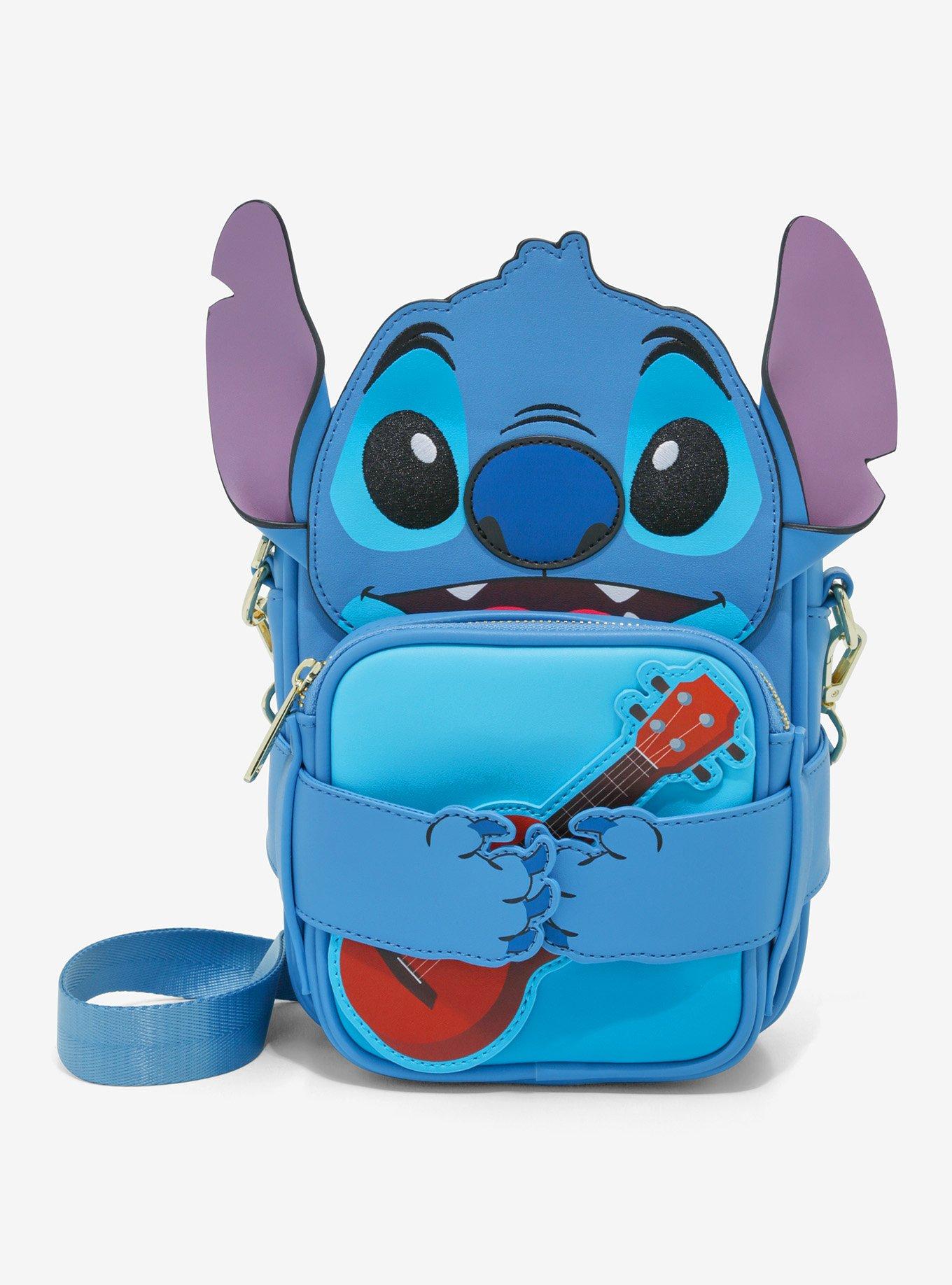 LOUNGFLY Loungefly Disney Stitch Ukulele Figural Crossbody Bag ...