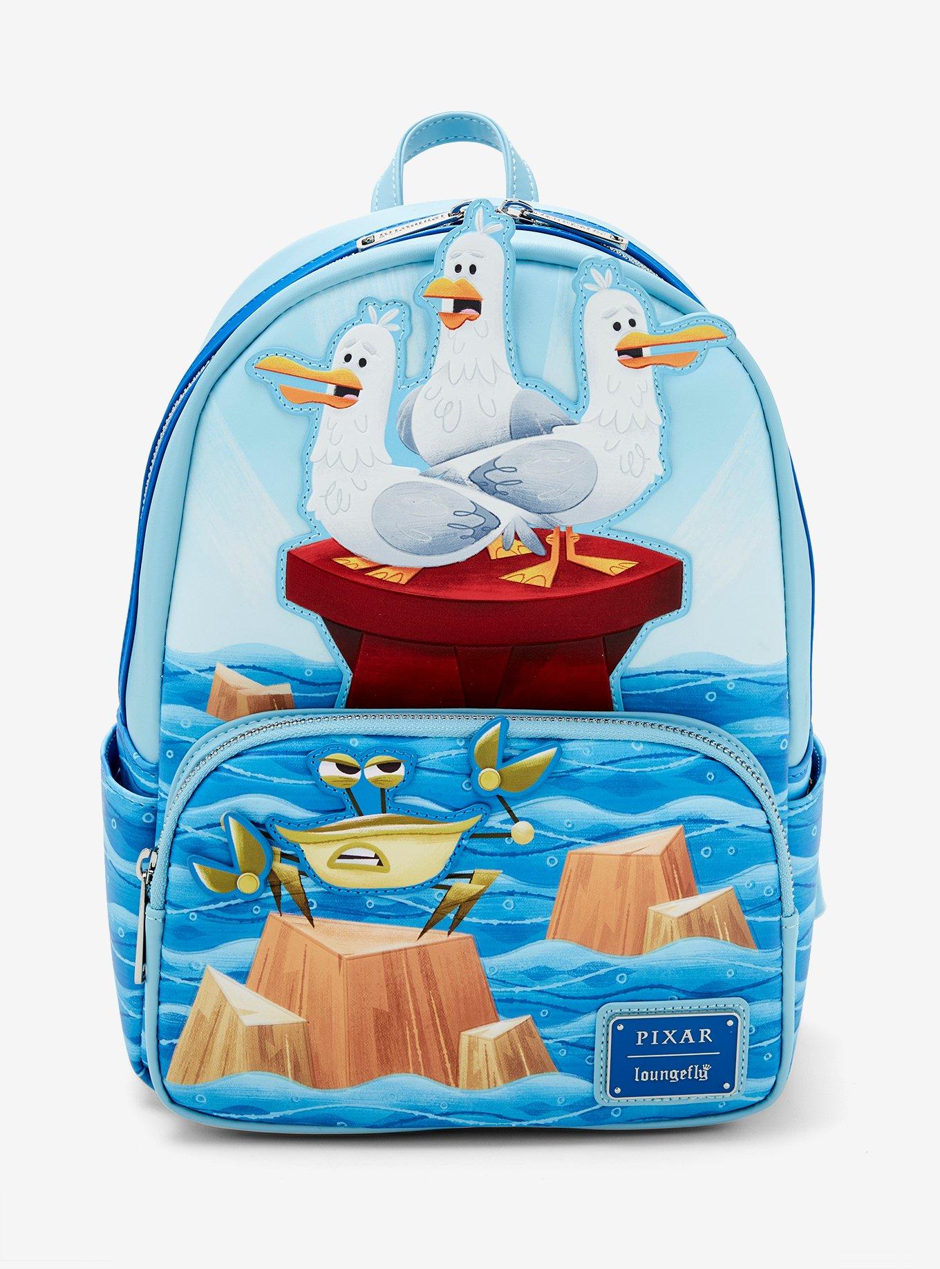 Loungefly Disney Pixar Finding Nemo Seagulls & Crab Mini Backpack, , hi-res