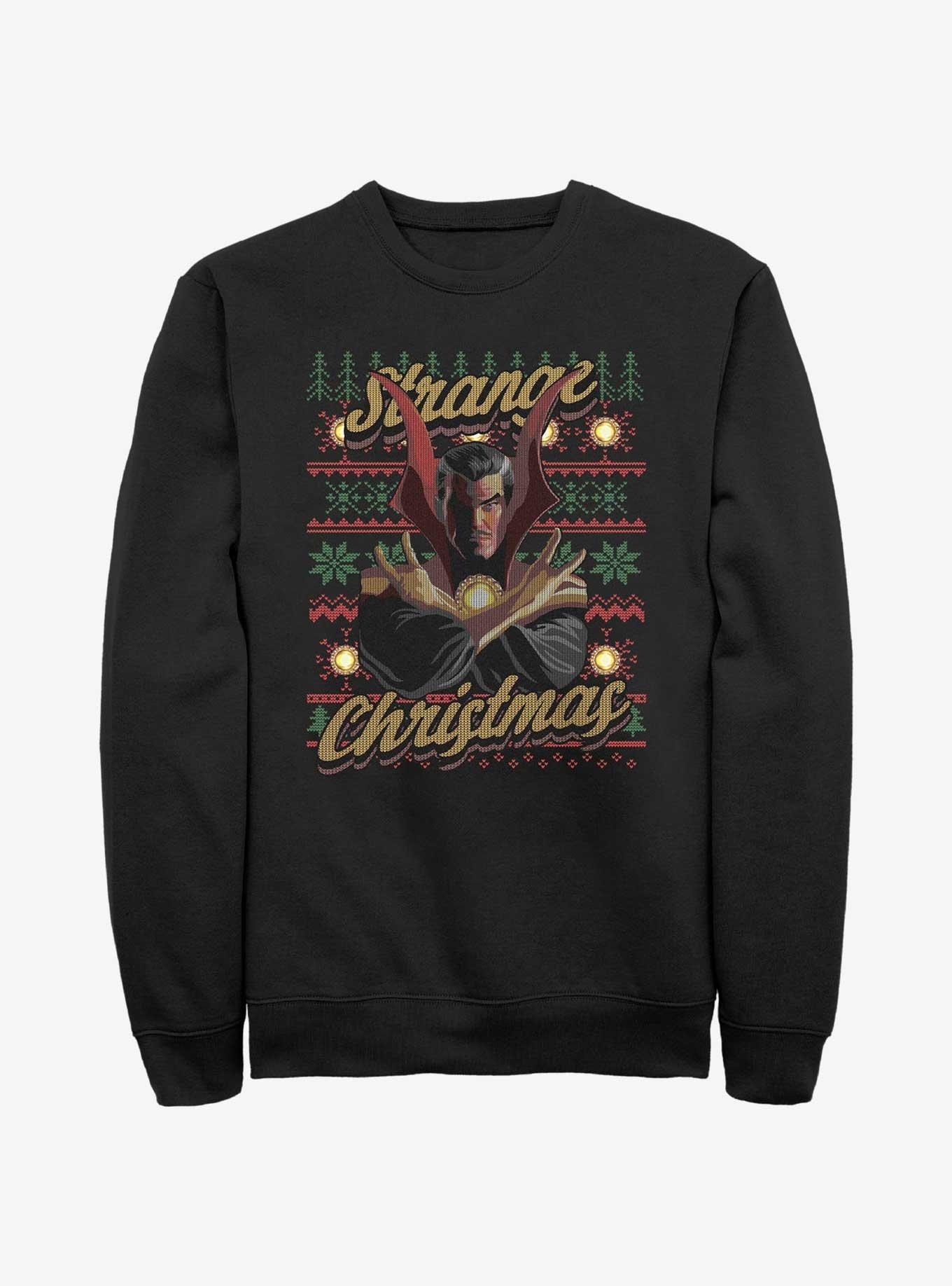 Marvel Doctor Strange Ugly Christmas Sweatshirt, BLACK, hi-res