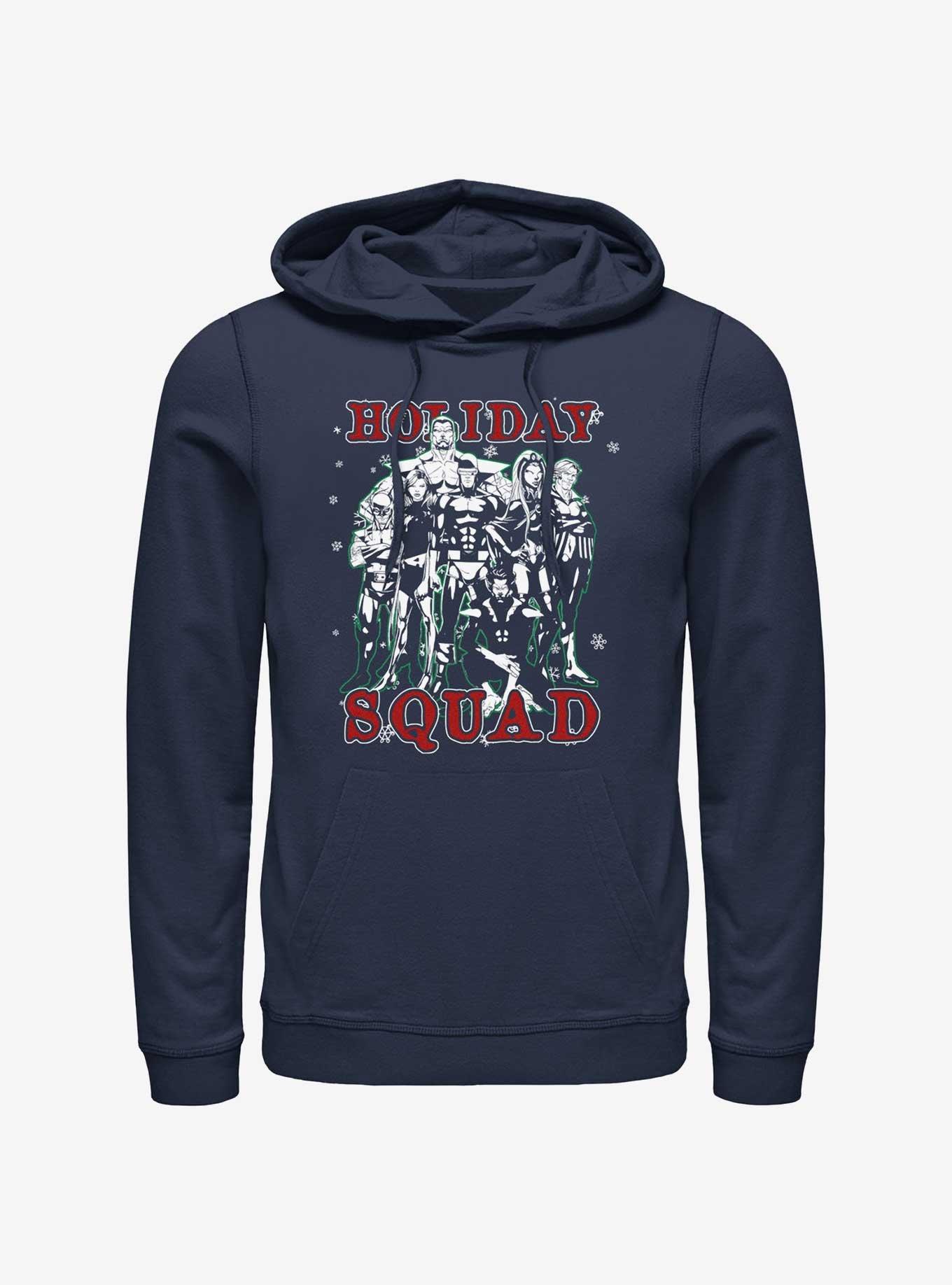 Marvel X-Men Holiday Squad Hoodie, NAVY, hi-res