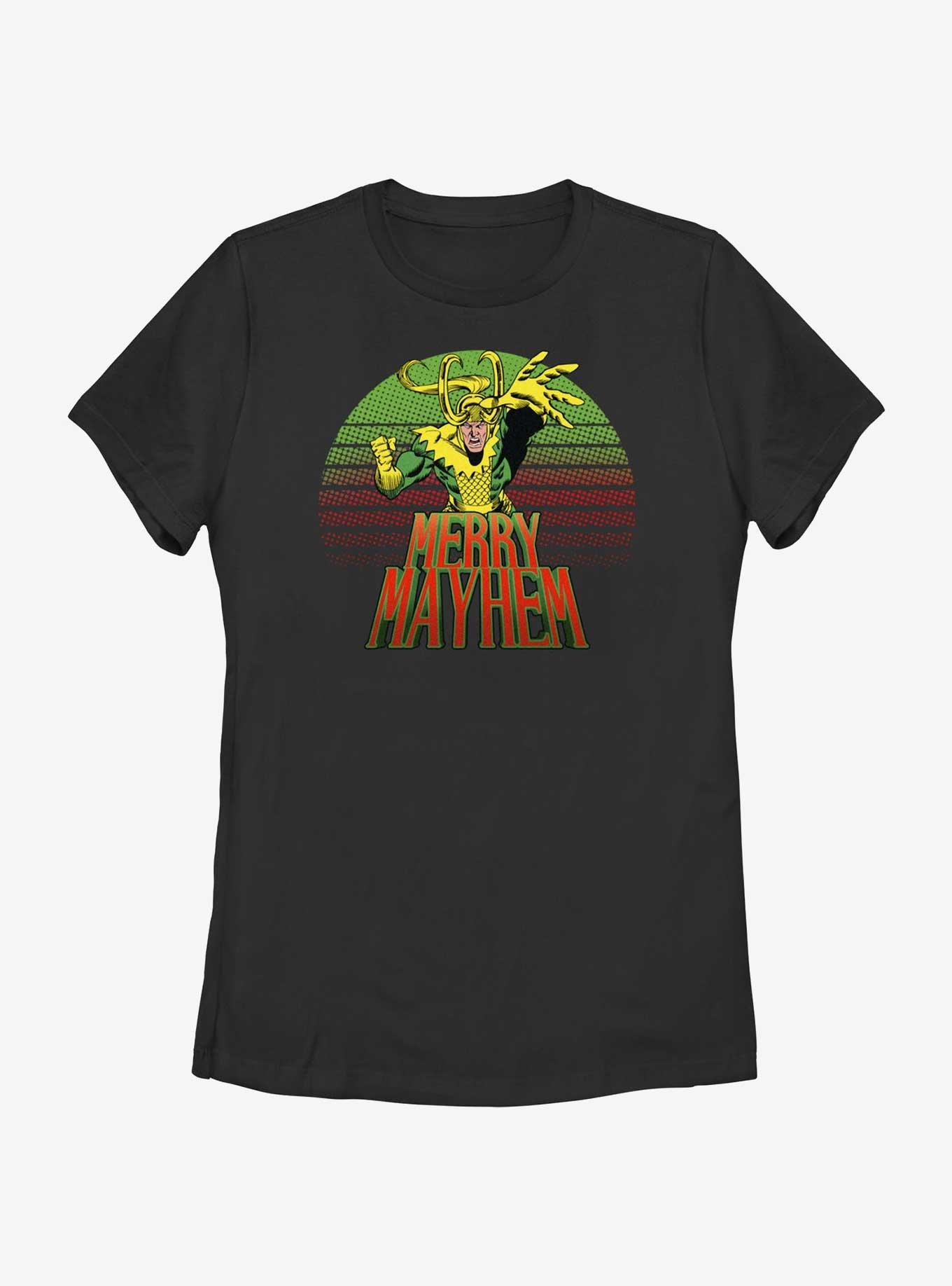 Marvel Loki Merry Mayhem Womens T-Shirt, , hi-res