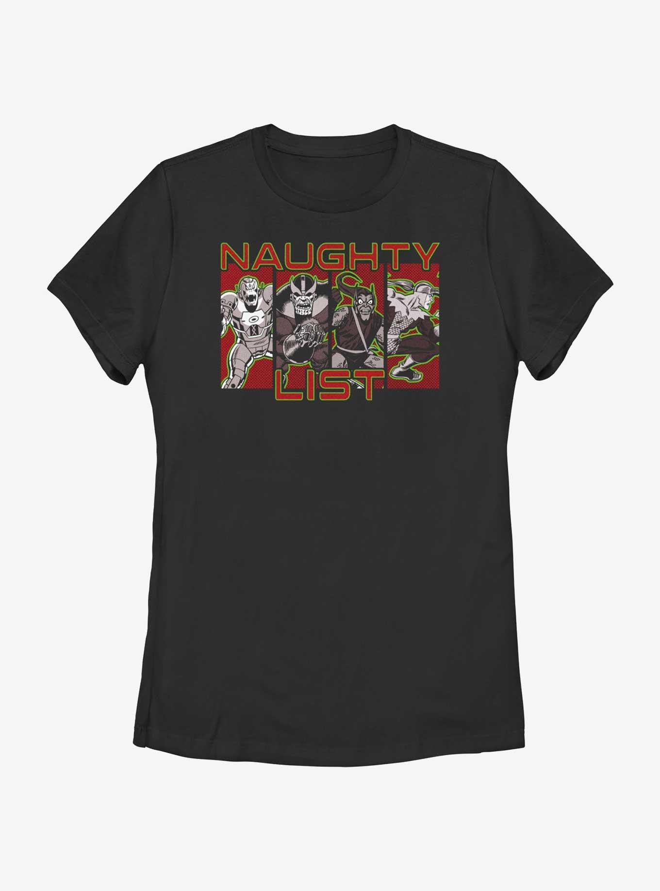 Marvel Naughty List Coal Squad Womens T-Shirt, , hi-res