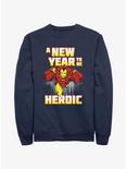Marvel Iron Man New Year Sweatshirt, NAVY, hi-res