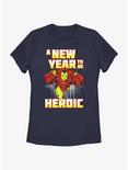 Marvel Iron Man New Year Womens T-Shirt, NAVY, hi-res