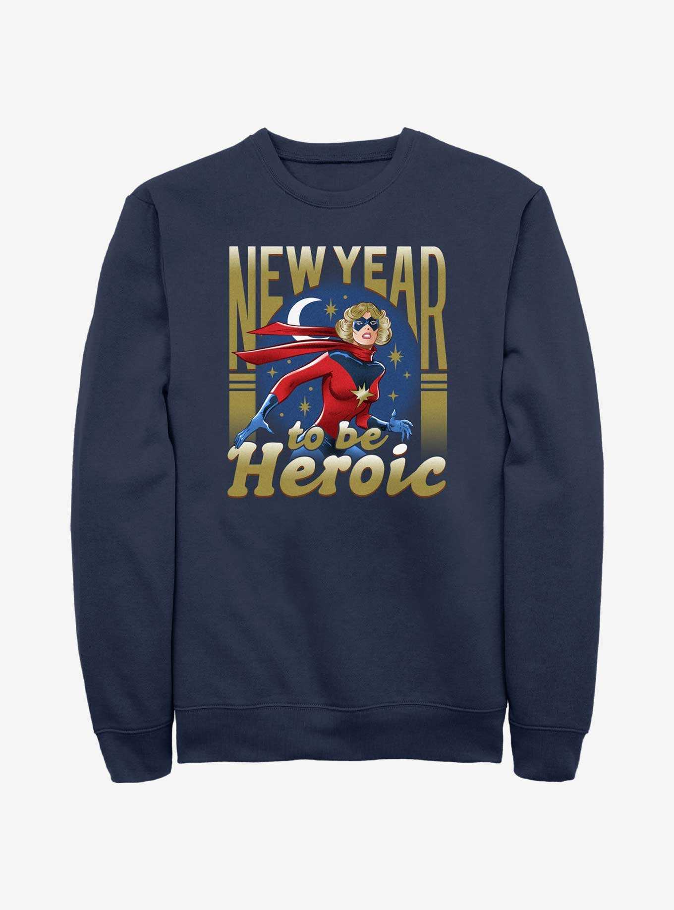 Marvel Ms. Marvel New Year To Be Heroic Sweatshirt, , hi-res