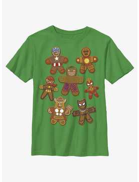 Marvel Avengers Gingerbread Cookies Youth T-Shirt, , hi-res