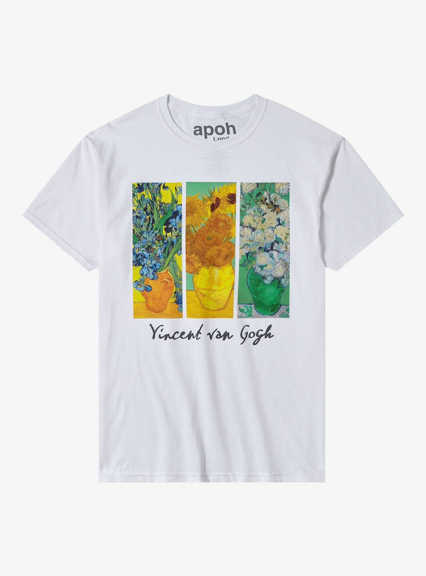 Apoh London Vincent Van Gogh Panel Boyfriend Fit Girls T-Shirt, , hi-res