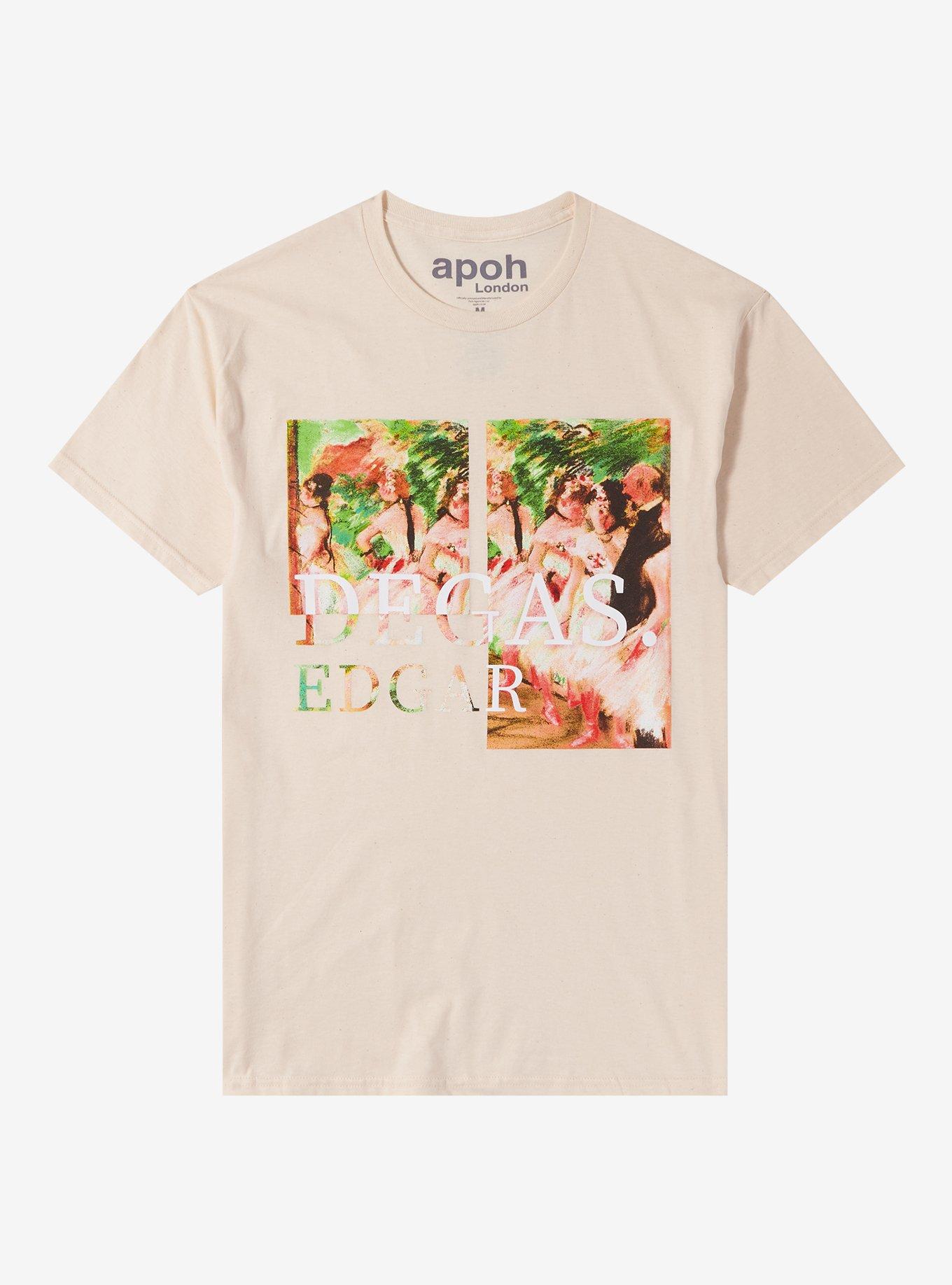Apoh London Edgar Degas Artwork Panel Boyfriend Fit Girls T-Shirt, MULTI, hi-res