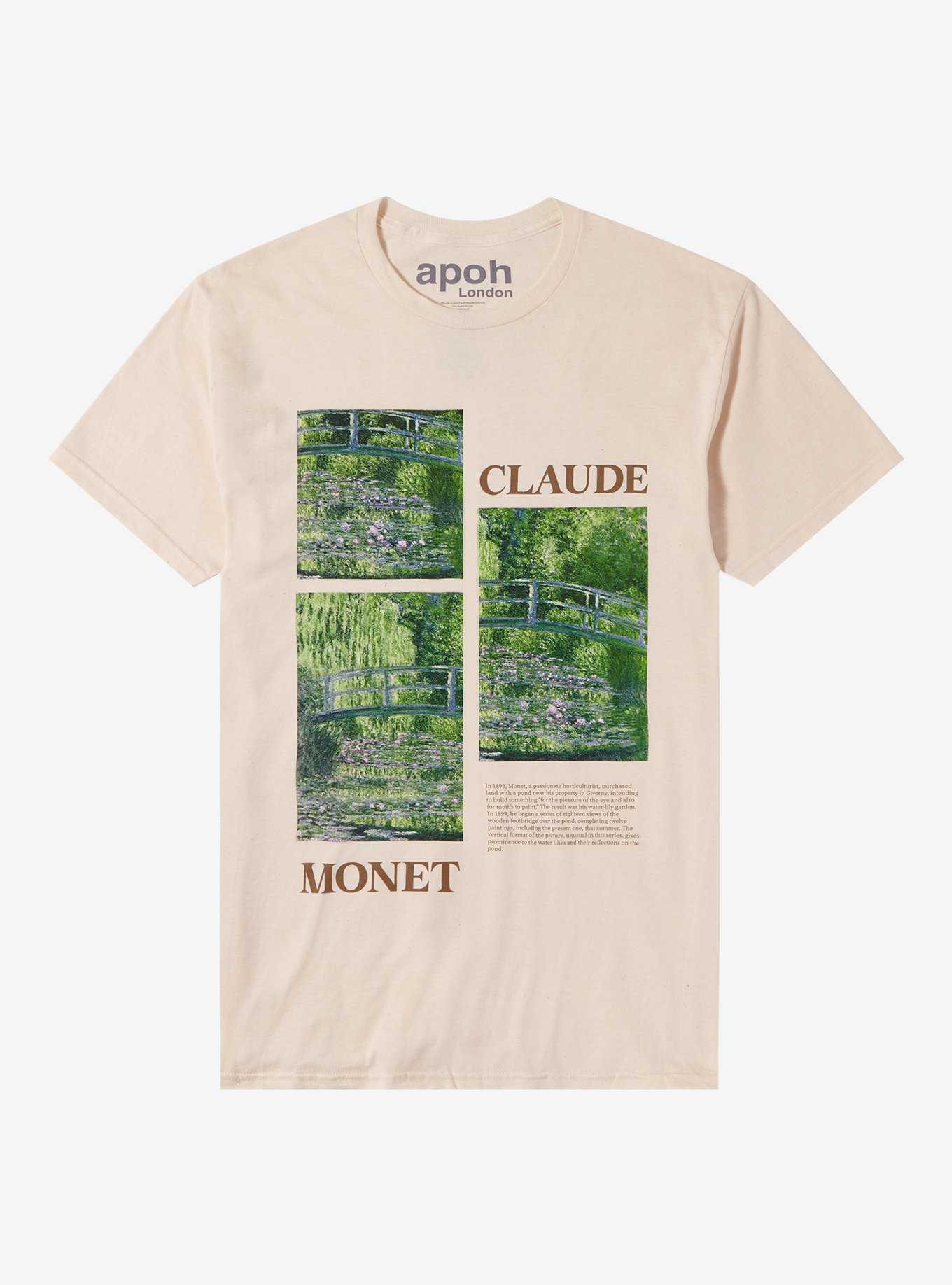 Apoh London Claude Monet Panel Boyfriend Fit Girls T-Shirt, , hi-res
