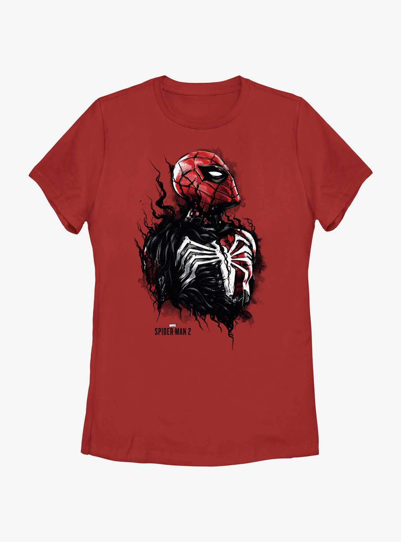 Marvel Spider-Man 2 Game Spider-Man Venom Transformation Womens T-Shirt, , hi-res