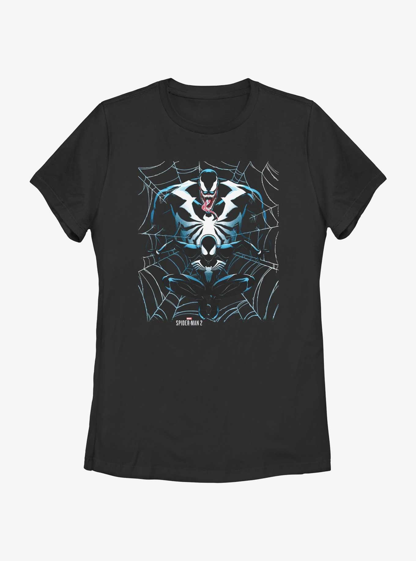 Marvel Spider-Man 2 Game Spider-Man Venom Web Womens T-Shirt, , hi-res