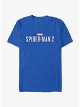 Marvel Spider-Man 2 Game Logo T-Shirt, ROYAL, hi-res
