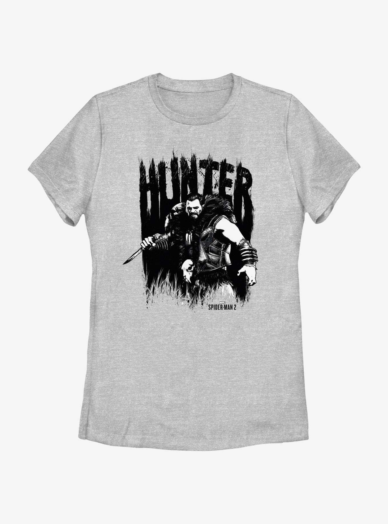 Marvel Spider-Man 2 Game Hunter Kraven Portrait Womens T-Shirt, ATH HTR, hi-res