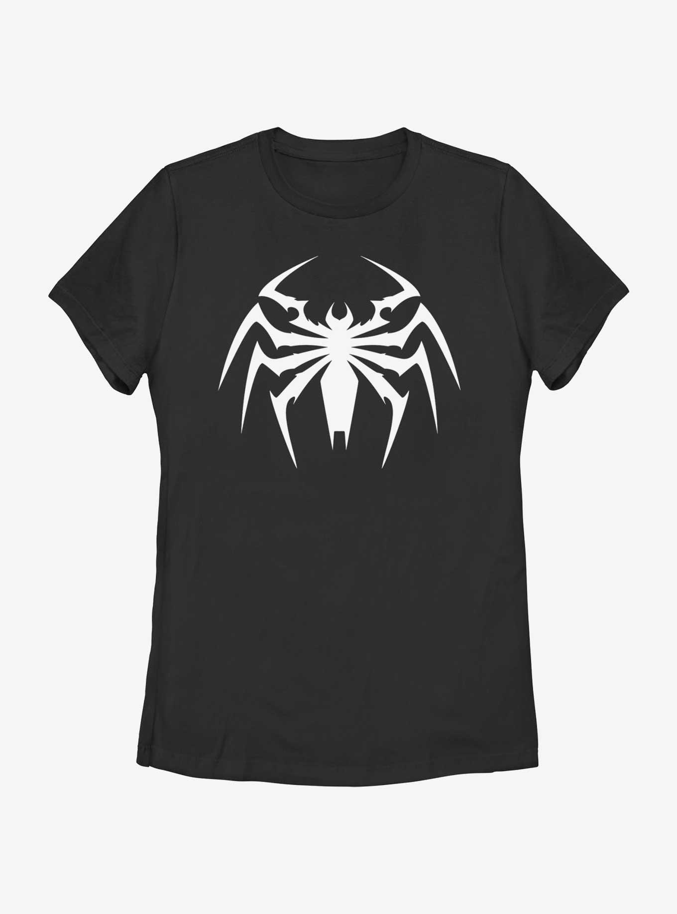 Marvel Spider-Man 2 Game Venom Spider Icon Womens T-Shirt, BLACK, hi-res