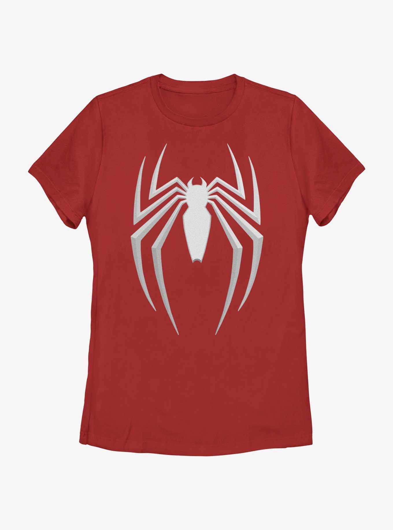 Marvel Spider-Man 2 Game Gray Spider Icon Womens T-Shirt, , hi-res