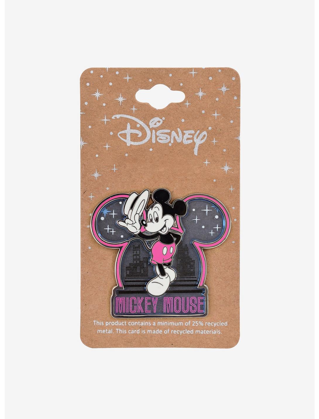 Disney Mickey Mouse Stained Glass Frame Enamel Pin - BoxLunch Exclusive, , hi-res