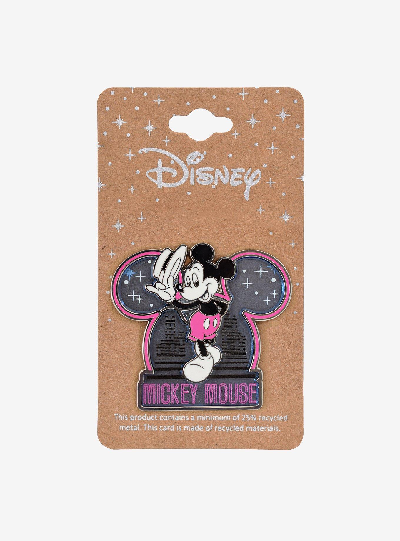 Disney Mickey Mouse Stained Glass Frame Enamel Pin - BoxLunch Exclusive, , hi-res