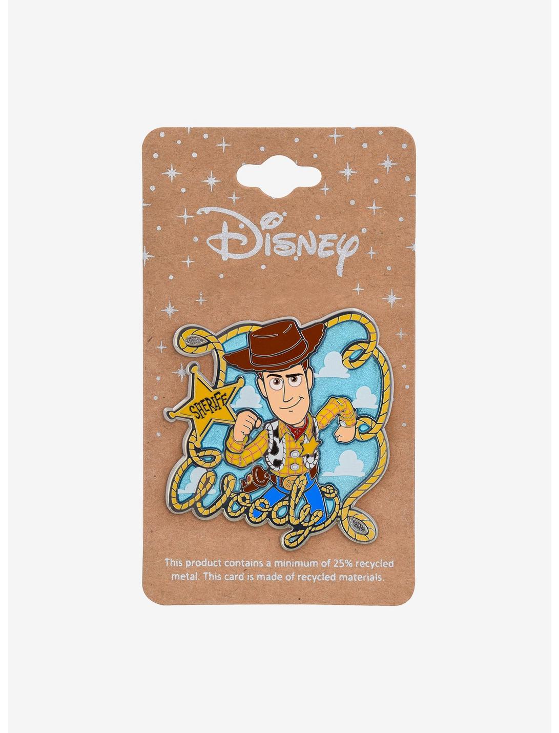 Disney Pixar Toy Story Sheriff Woody Enamel Pin - BoxLunch Exclusive, , hi-res