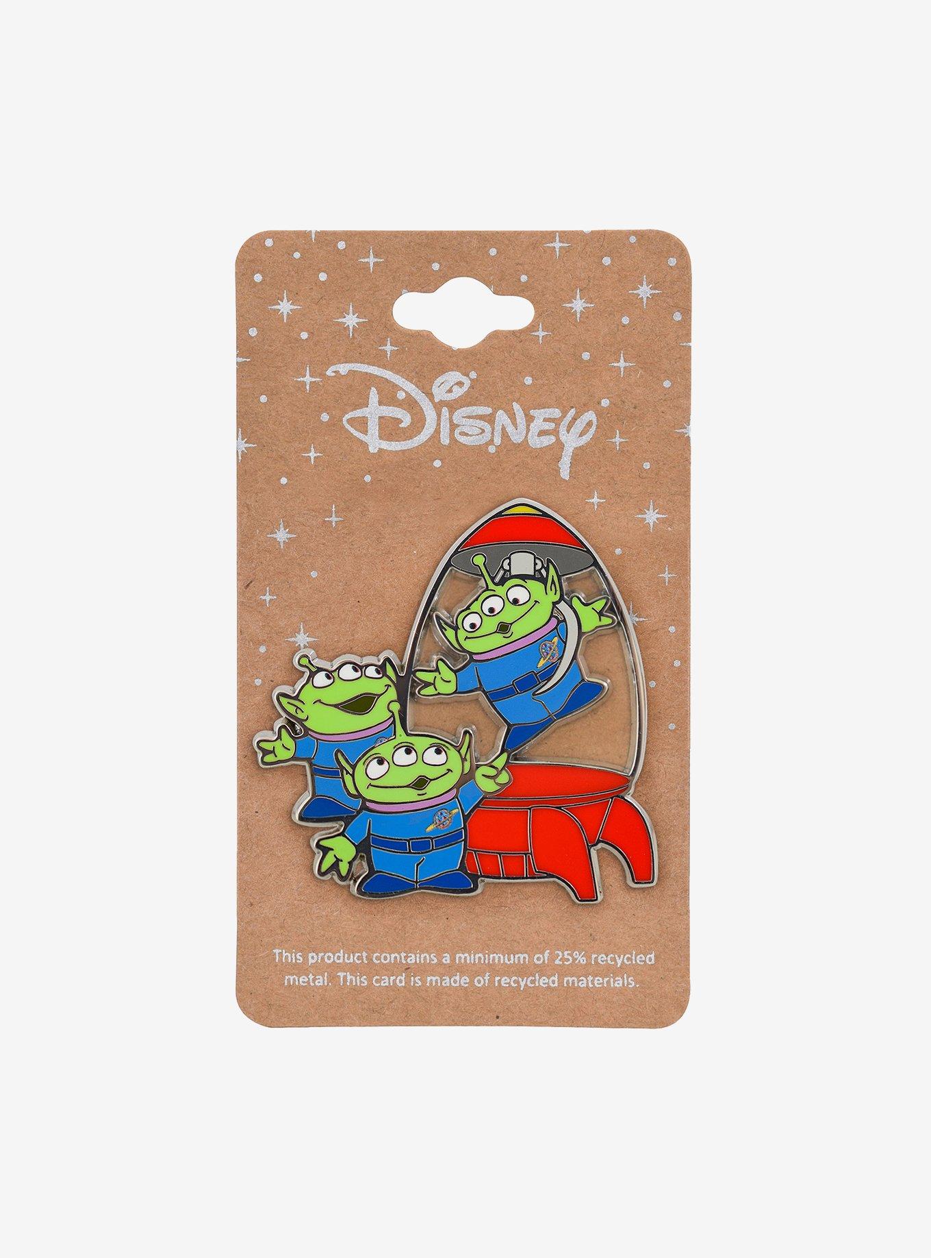 Disney Pixar Toy Story Little Green Men Spaceship Enamel Pin - BoxLunch Exclusive, , hi-res