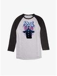 Ghost Cathedral Raglan T-Shirt, Ath Heather With Black, hi-res