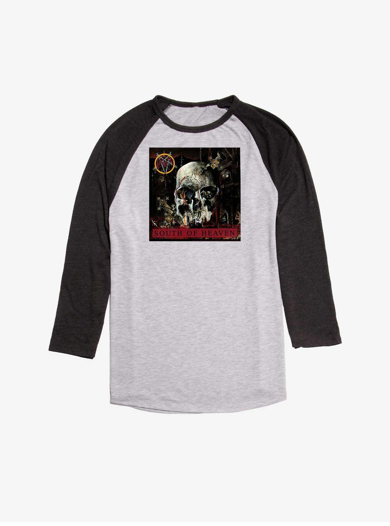 Slayer South Of Heaven Album Cover Raglan TShirt BLACK Hot Topic