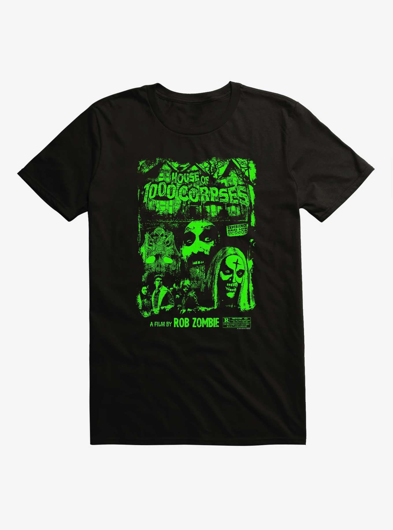 House Of 1000 Corpses Experience Real Life Horror T-Shirt - BLACK | Hot ...
