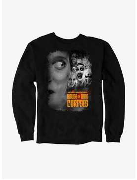 House Of 1000 Corpses Black And White Movie Poster Sweatshirt, , hi-res